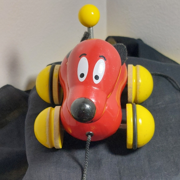 Vintage Vilac Wooden Dog Pull Toy - Picture 6 of 12